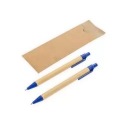 Kit Ecológico Caneta e Lapiseira Papelão Personalizado Kit Ecológico Caneta e Lapiseira Papelão Personalizado