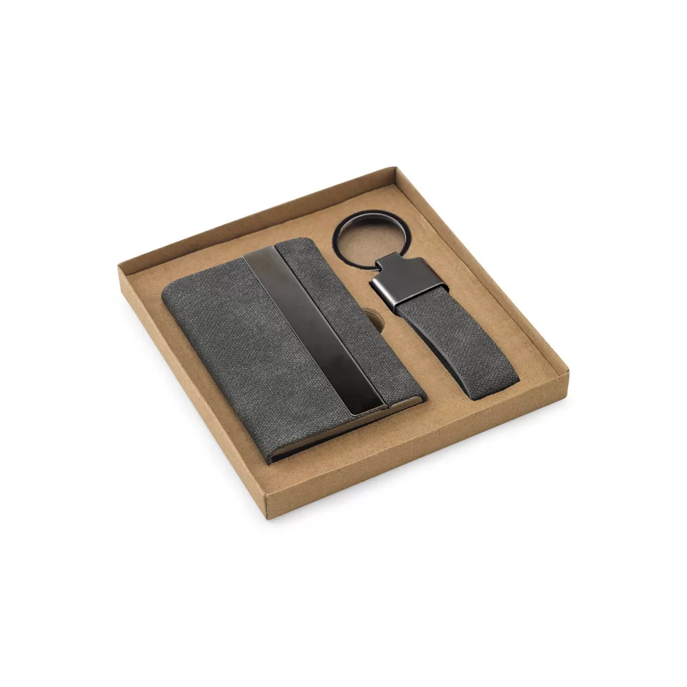 Kit Executivo 2 Peças em Poliéster Reciclado Personalizado