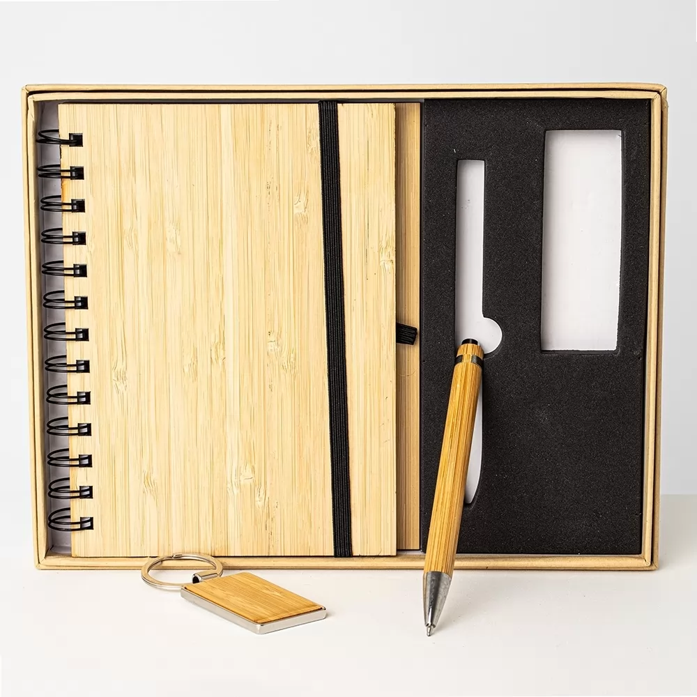 Kit Executivo Ecológico 3 Peças Personalizado