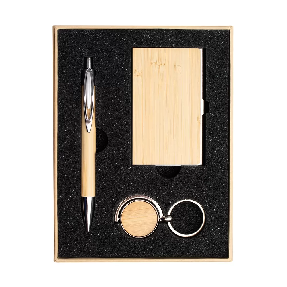 Kit Executivo Ecológico 3 Peças Personalizado