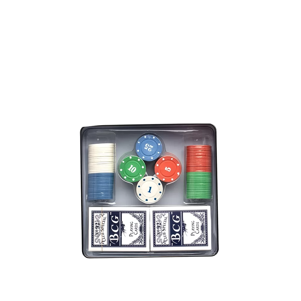 Kit Poker 100 Fichas Personalizado