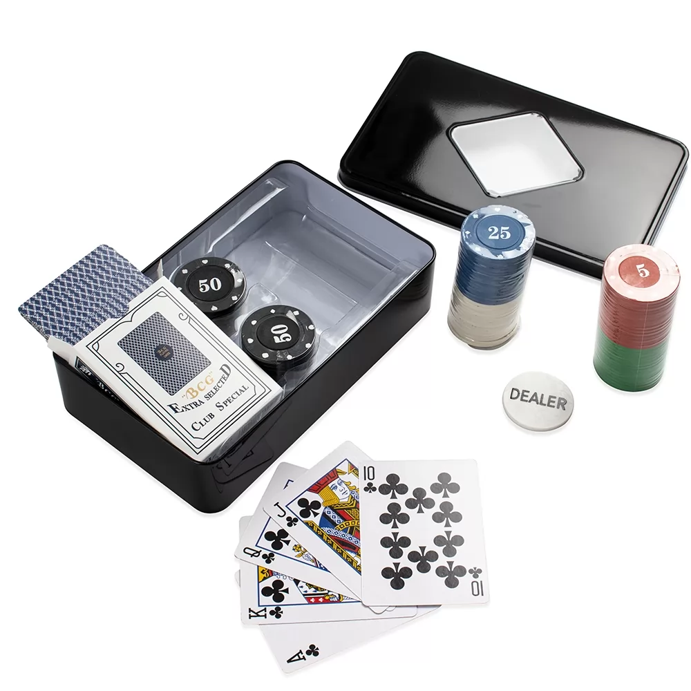 Kit Poker com 80 Fichas Personalizado