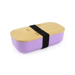 Lancheira em rPET e tampa de bambu Personalizada