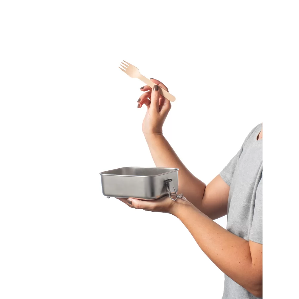 Lancheira. Marmita hermética em aço inoxidável (90% reciclado) Personalizado