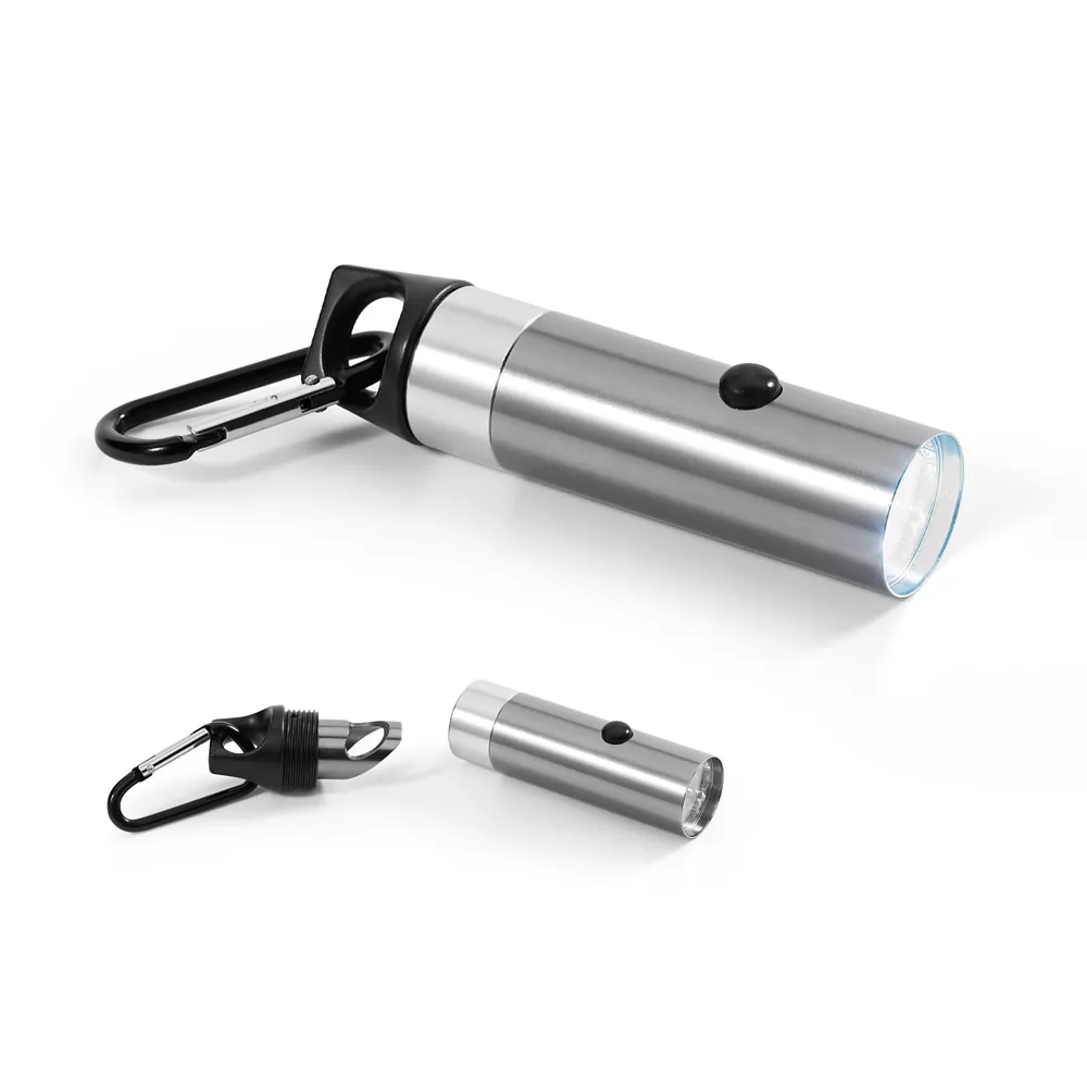 Lanterna em alumínio com 6 LEDs Personalizada