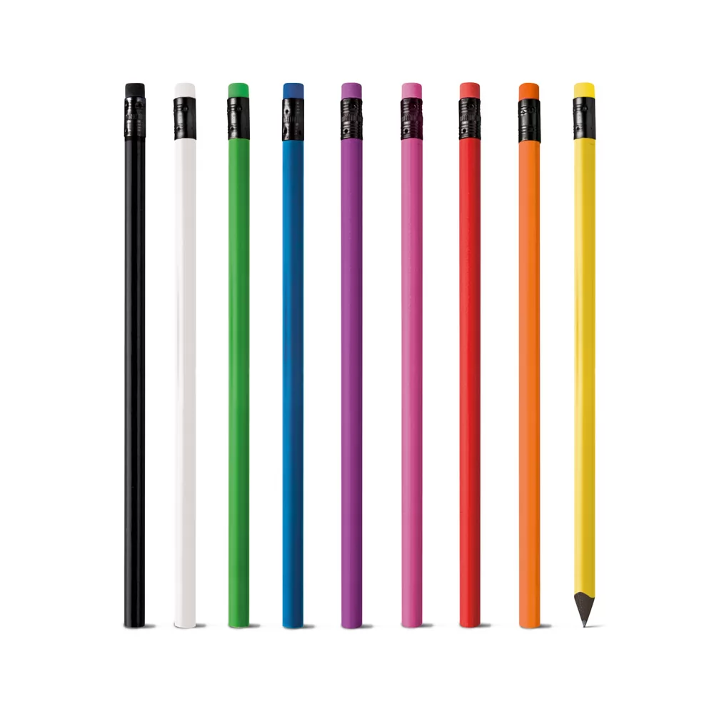 Lápis em resina 100% reciclada com borracha Personalizados