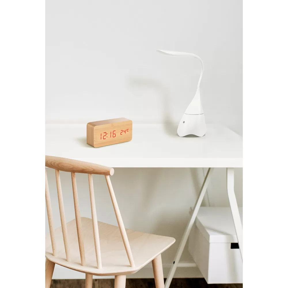 Luminária de mesa com caixa de som em ABS Personalizada