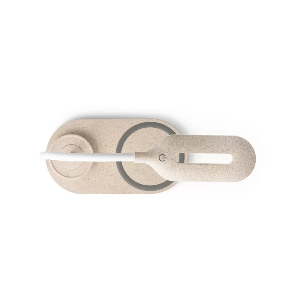 Luminária de mesa com carregador wireless Personalizada