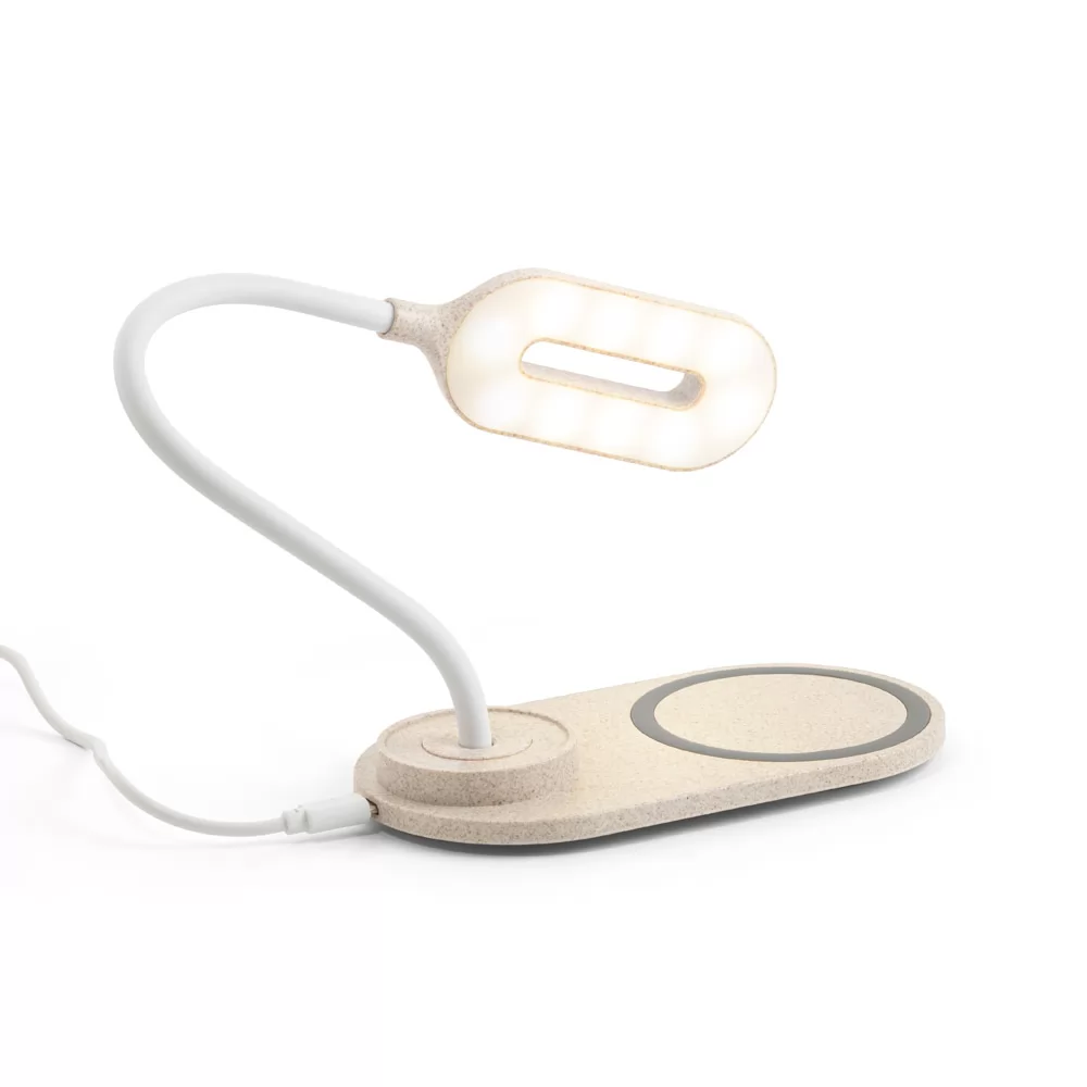 Luminária de mesa com carregador wireless Personalizada