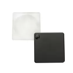 Lupa Com Capa Plástica Preto Personalizada  Lupa Com Capa Plástica Preto Personalizada