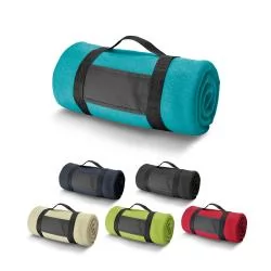Manta Polar (180 G/m²) Com Alça Amovível Personalizada  Manta Polar (180 G/m²) Com Alça Amovível Personalizada