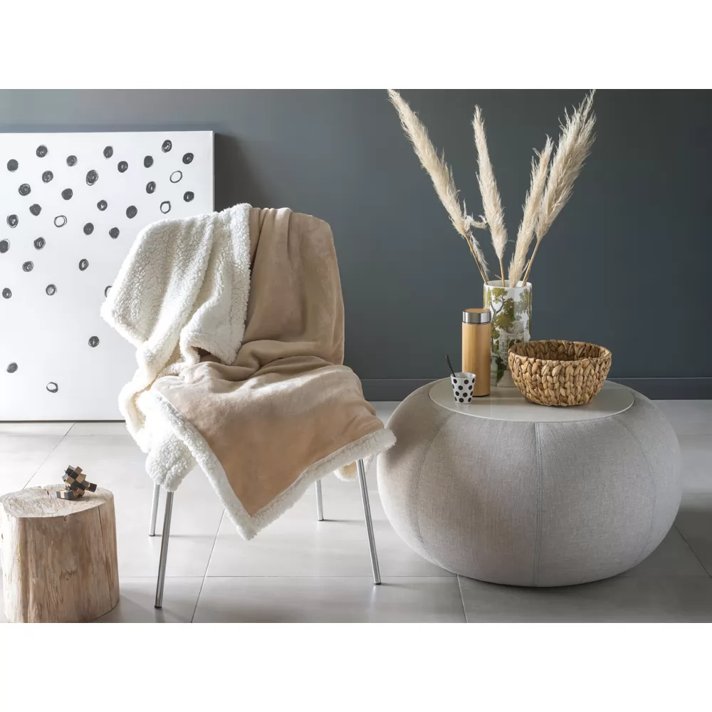 Manta reversível em tecido polar Personalizada