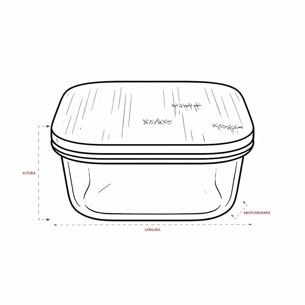 MARMITA VIDRO 250 ML - 19160 Personalizada