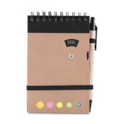 Mini Bloco de Anotações com Caneta e Adesivos Personalizado Mini Bloco de Anotações com Caneta e Adesivos Personalizado
