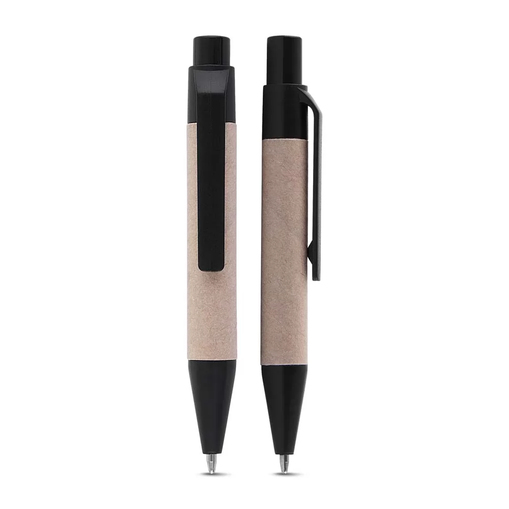 Mini Bloco de Anotações com Caneta e Capa em Papelão Personalizado