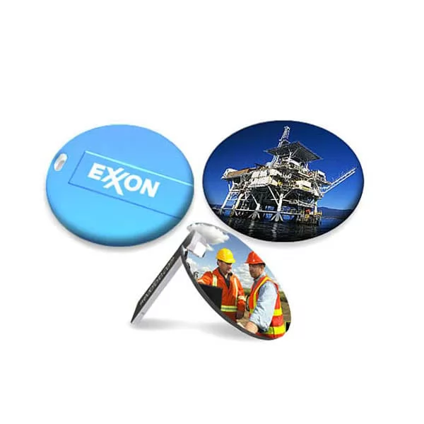 Mini Cartão Redondo Pen Drive 8 GB Personalizado