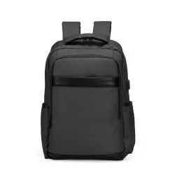 Mochila Couro Sintético USB 21 Litros Personalizada