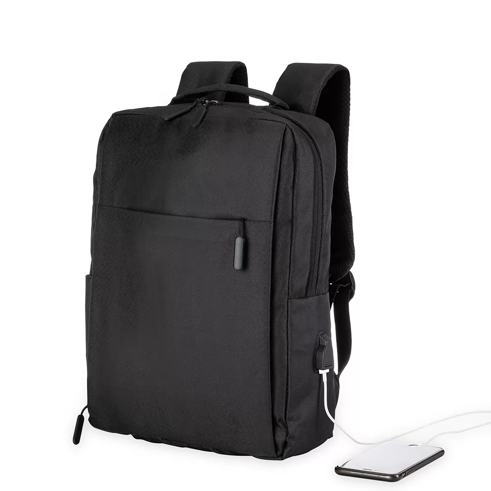 Mochila de Nylon 31L USB Personalizada