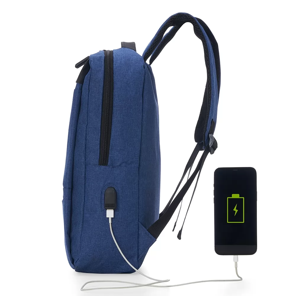 Mochila de Nylon USB 18L Personalizada