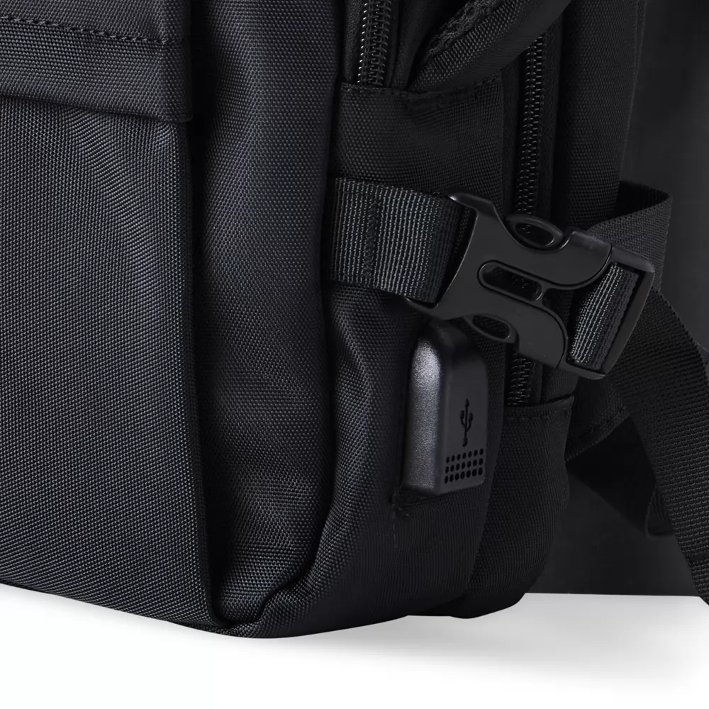 Mochila de Nylon USB 20 Litros Personalizada