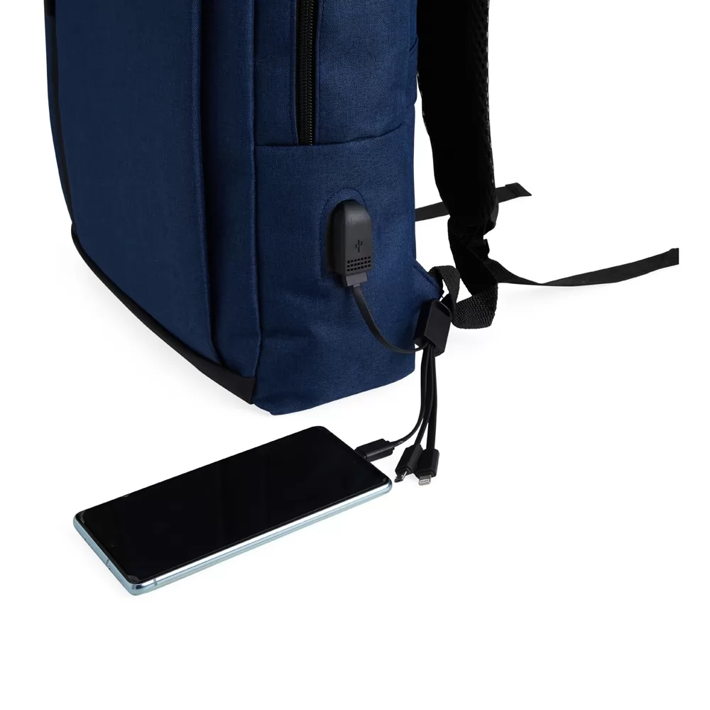 Mochila de Nylon USB 21L Personalizada