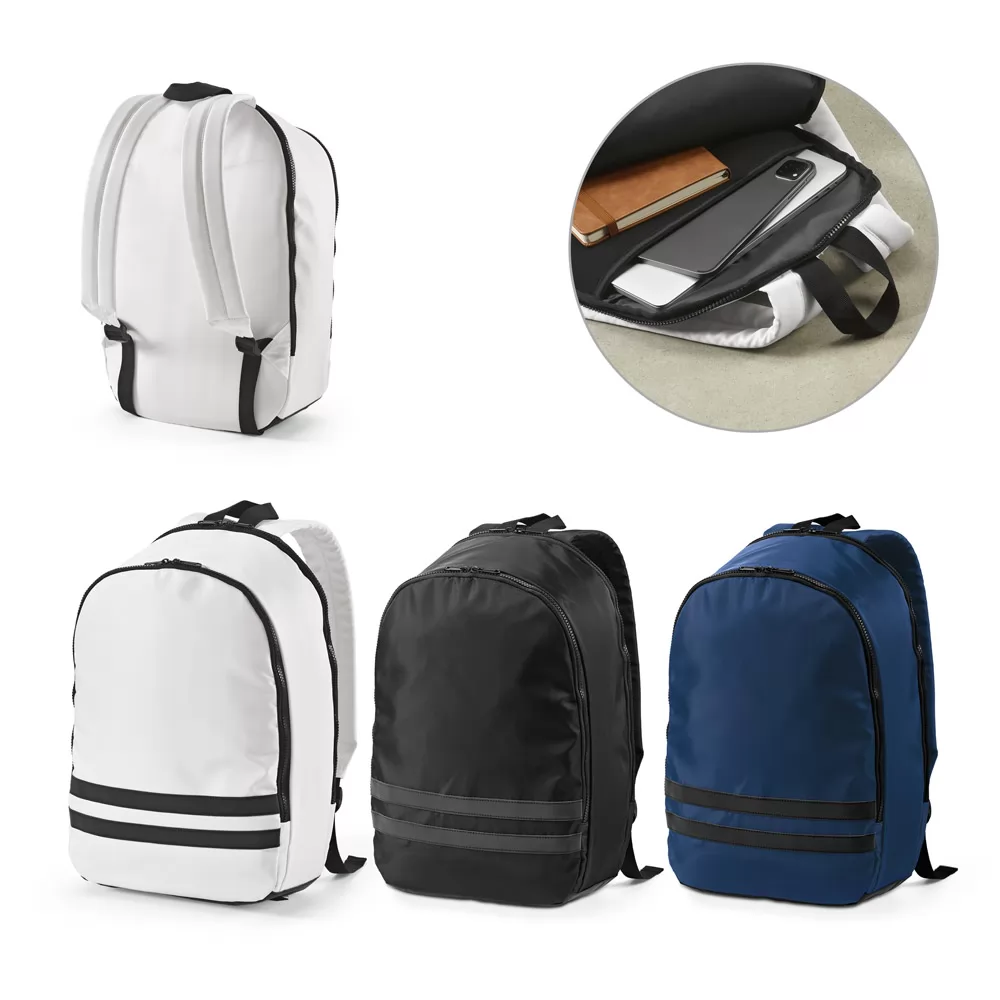 Mochila em 290T poliéster reciclado (100% rPET) Personalizada