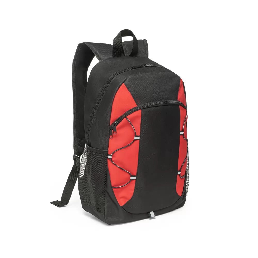 Mochila em 600D com detalhes em ripstop colorido Personalizada