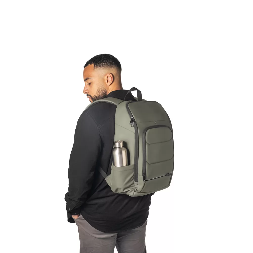 Mochila para notebook em poliéster reciclado (100% rPET) Personalizada