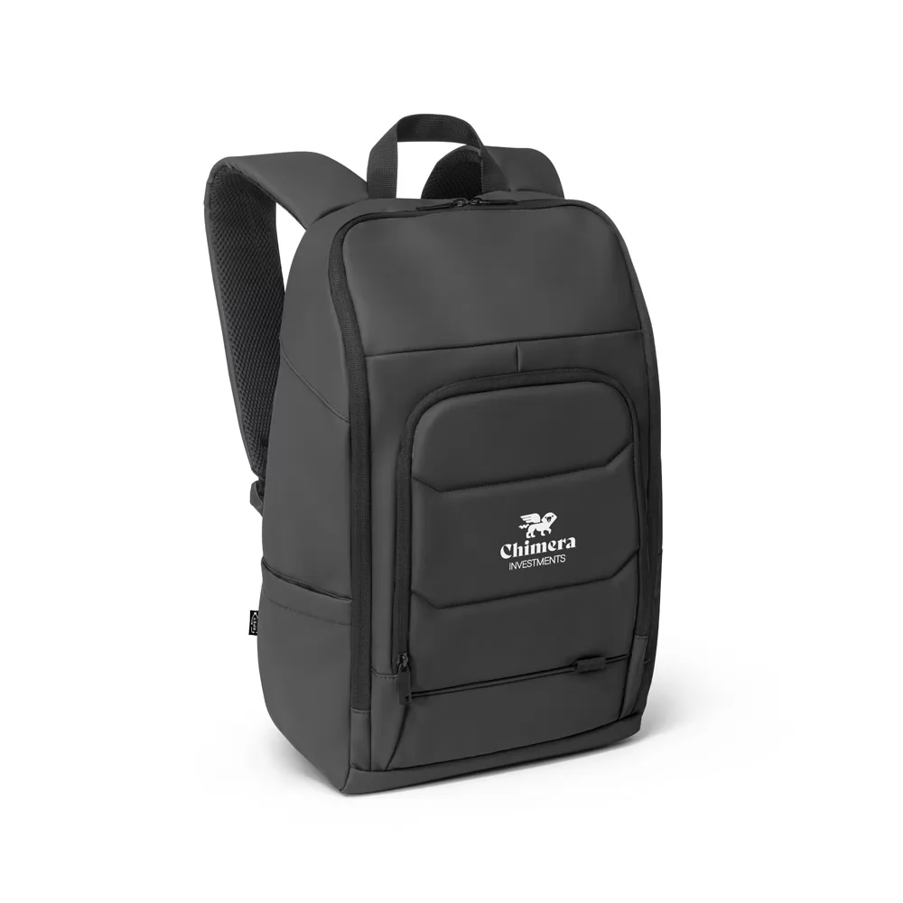 Mochila para notebook em poliéster reciclado (100% rPET) Personalizada