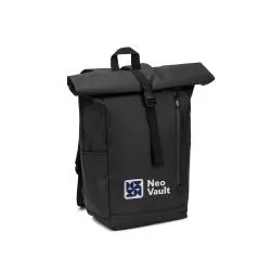 Mochila Roll Up em Poliéster Reciclado Personalizada Mochila Roll Up em Poliéster Reciclado Personalizada