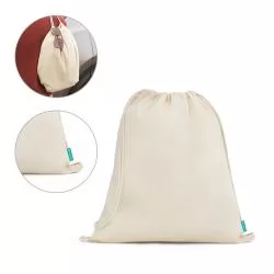 Mochila Saco 100% Algodão Orgânico Personalizada 