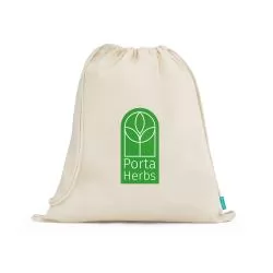 Mochila Saco 100% Algodão Orgânico Personalizada