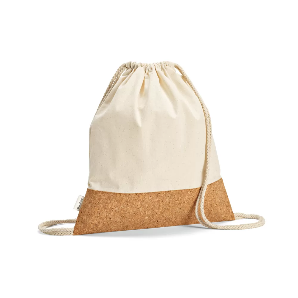 Mochila Saco em 70% algodão reciclado Personalizada