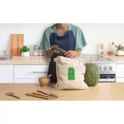 Mochila Saco em Algodão 100% Orgânico Personalizada