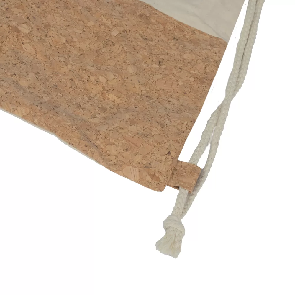 Mochila Saco em Algodão com Coriça Personalizada