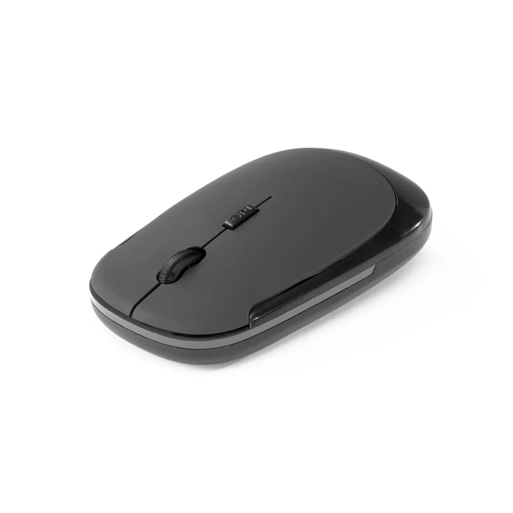 Mouse wireless em ABS 100% reciclado Personalizado