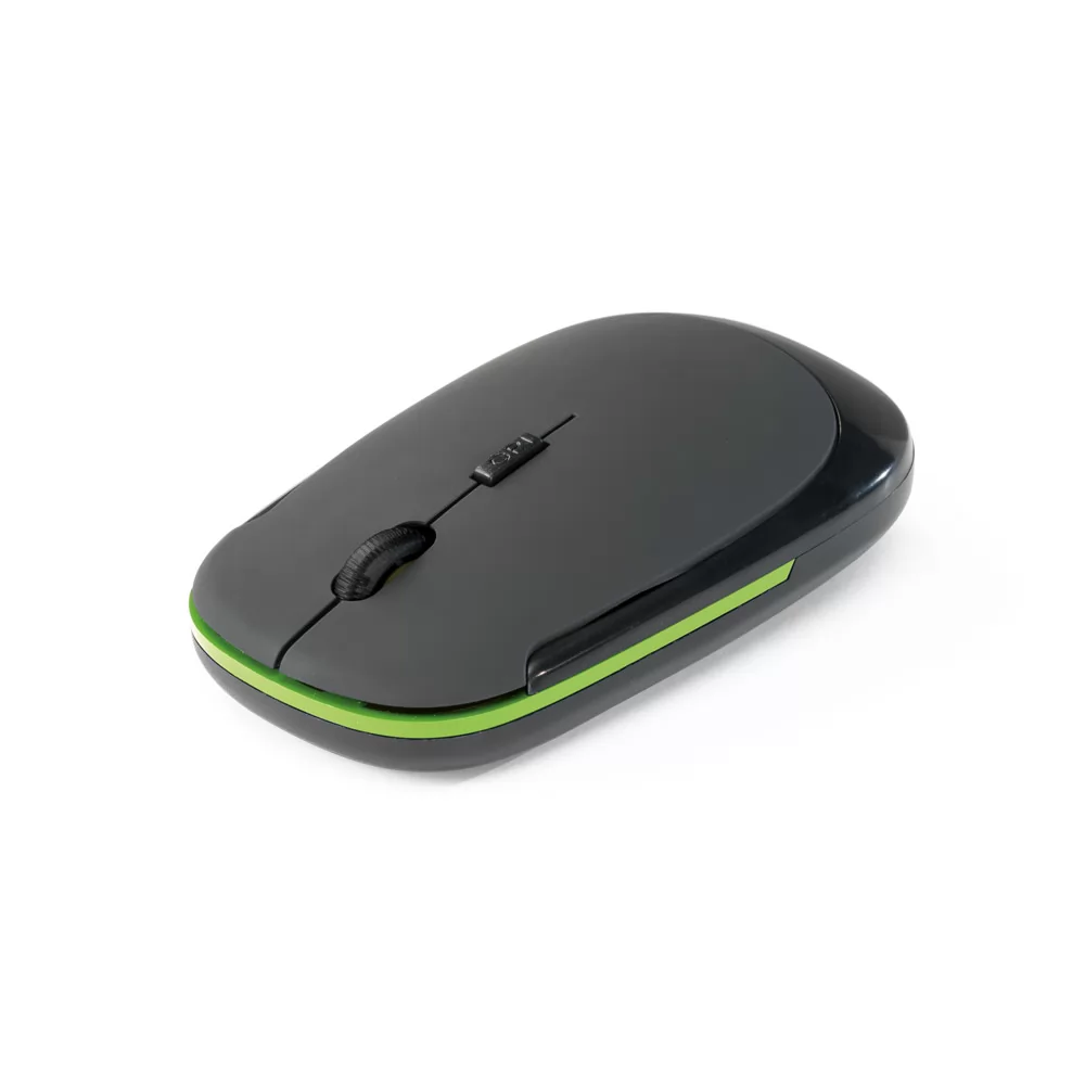 Mouse wireless em ABS 100% reciclado Personalizado