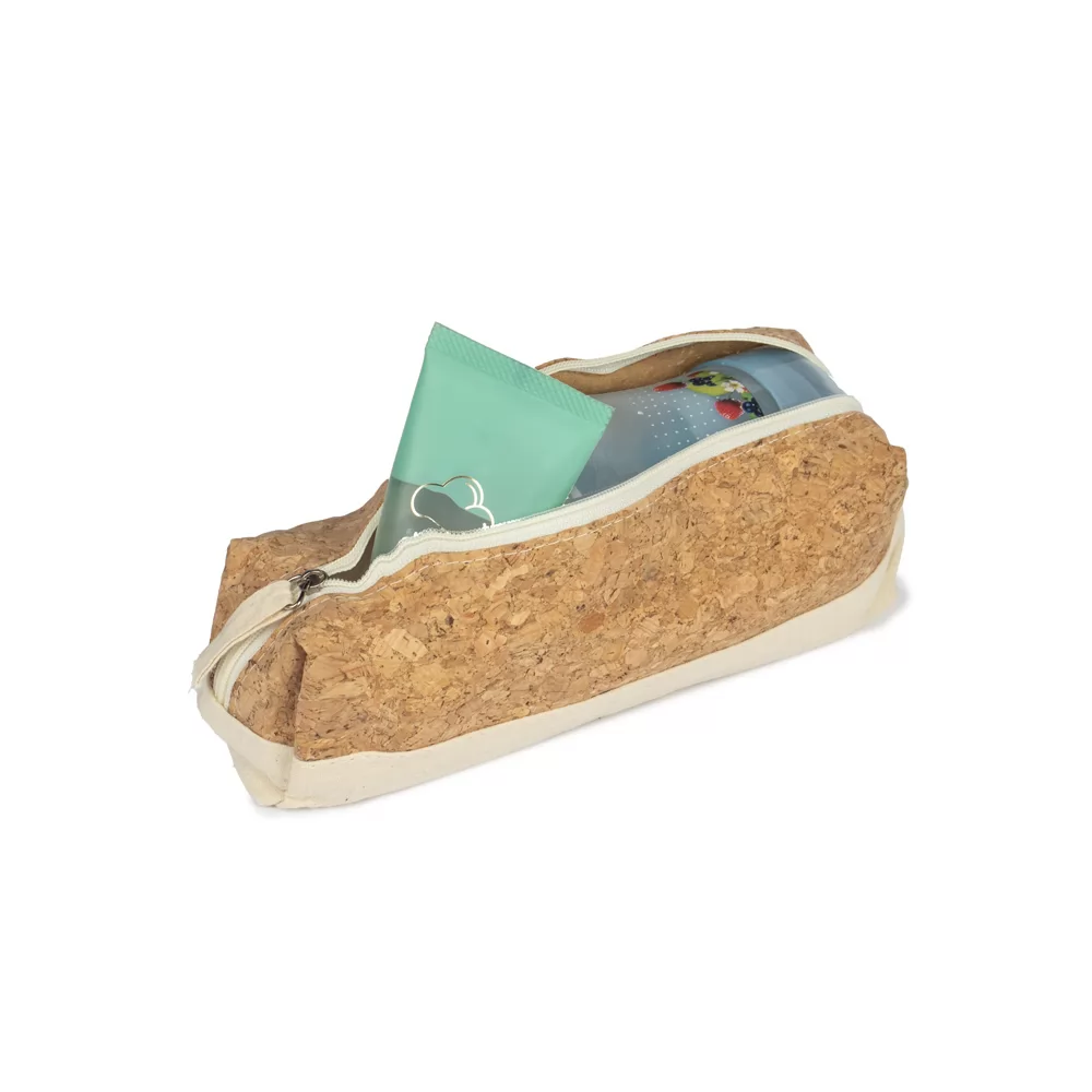 Necessaire em Algodão e Cortiça Personalizado