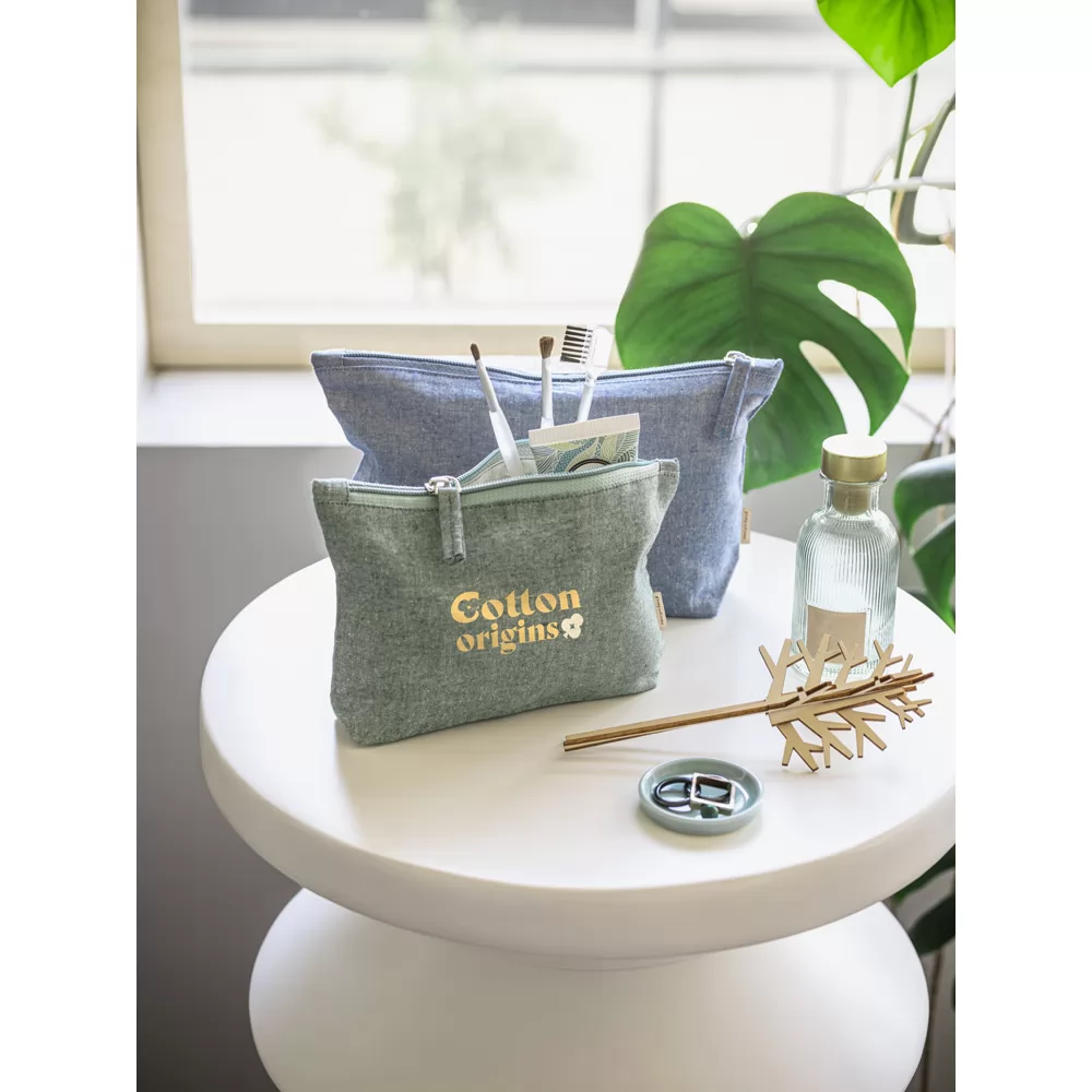 Nécessaire multifunções em 70% algodão reciclado e 30% poliéster reciclado Personalizado