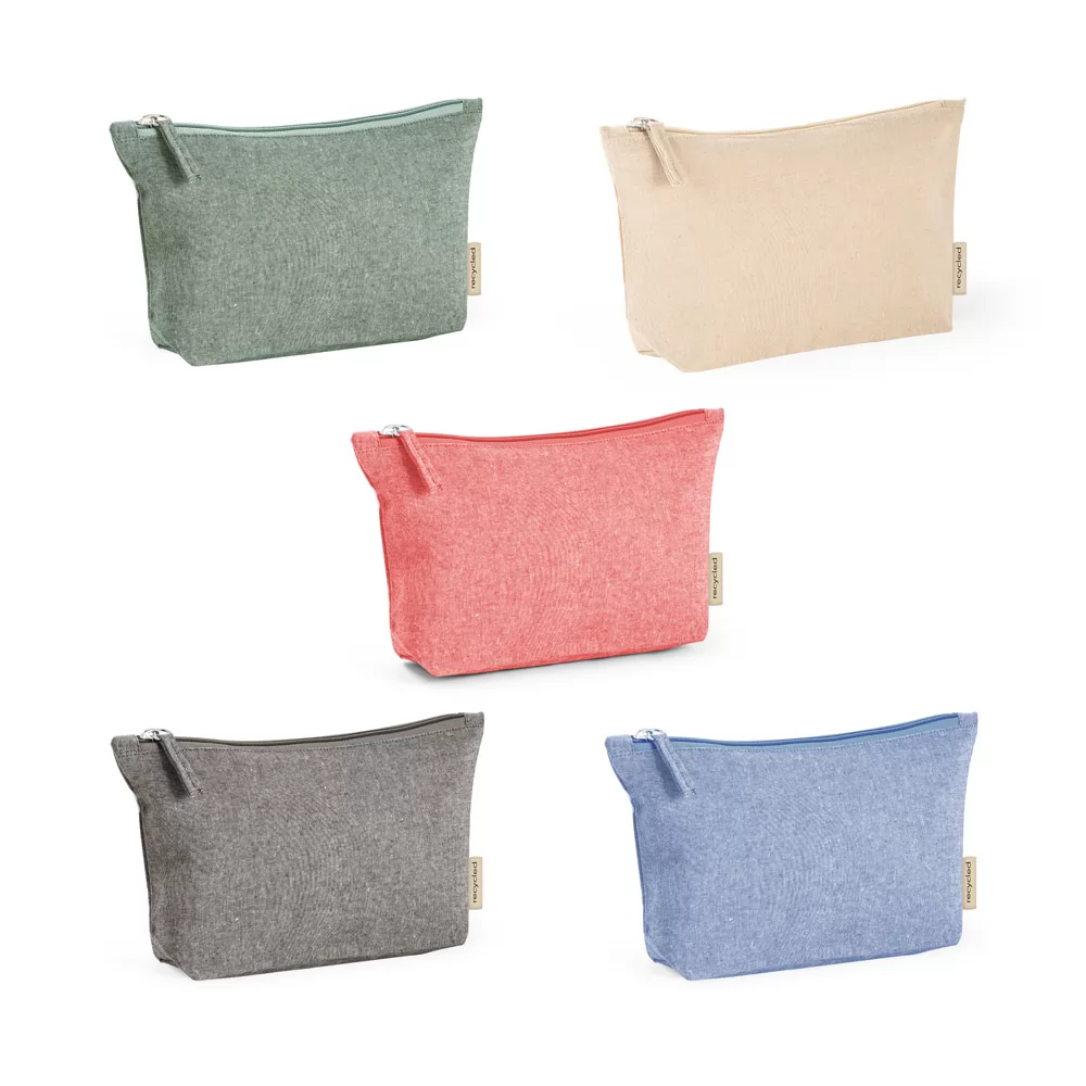 Nécessaire multifunções em 70% algodão reciclado e 30% poliéster reciclado Personalizado