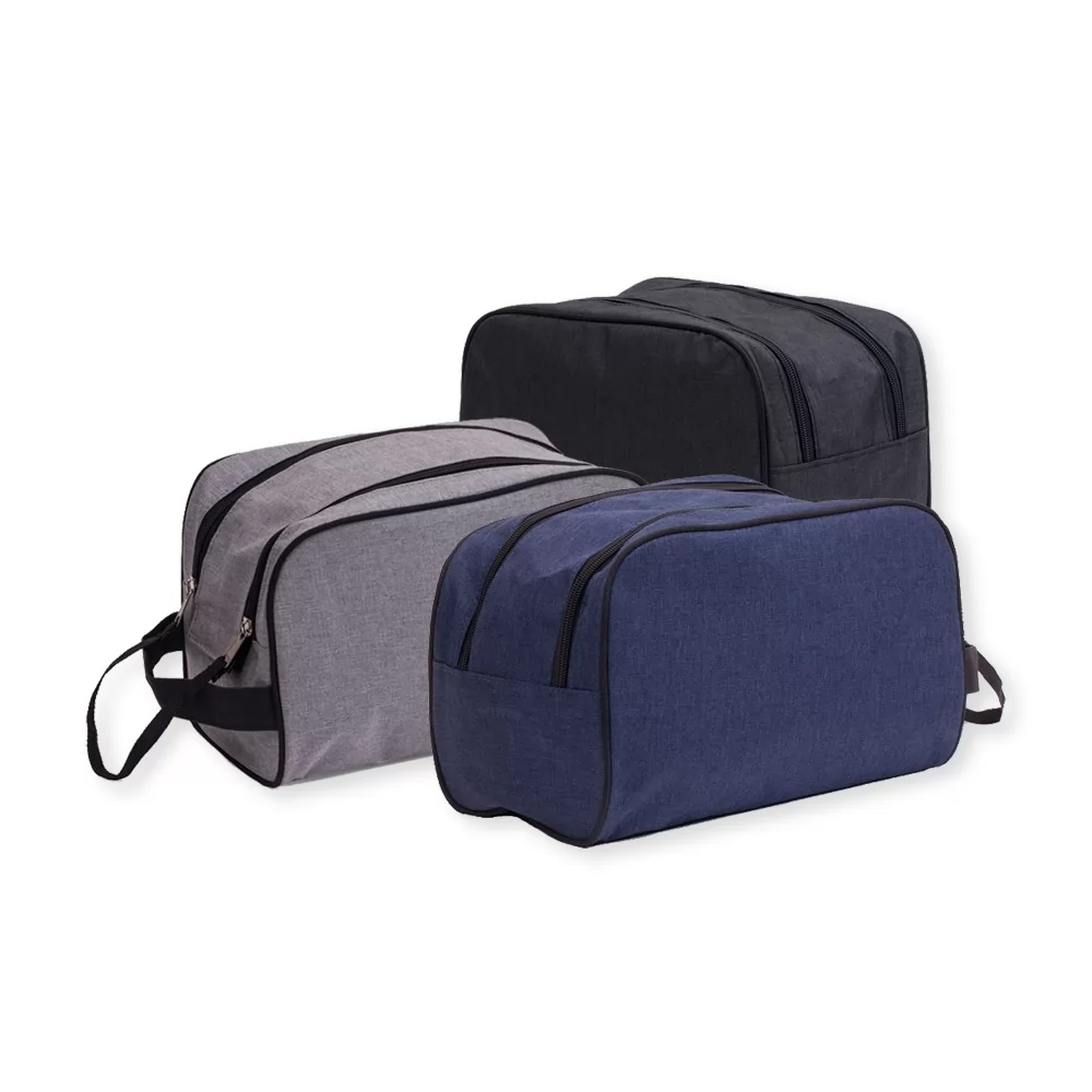 Necessaire Poliéster com Zíper Duplo Personalizado