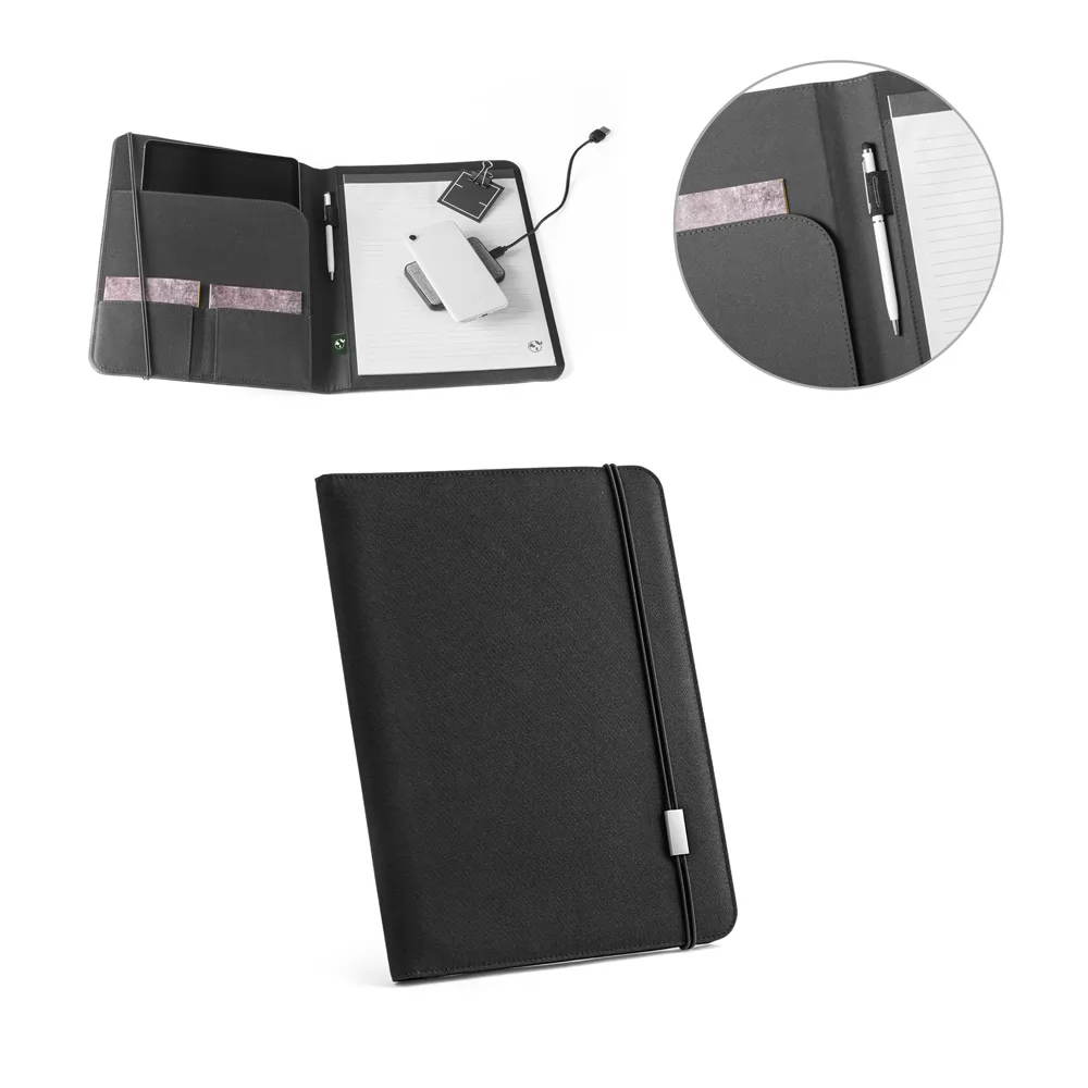 Pasta A4 em Poliéster 100% Reciclado Personalizada