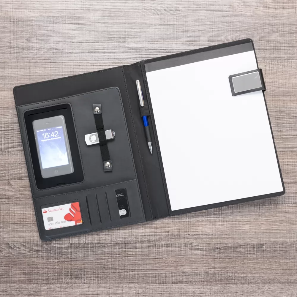 Pasta Convenção com Porta Celular Personalizada