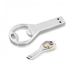 Pen Drive Abridor de Garrafa 8 Gb Personalizado  Pen Drive Abridor de Garrafa 8 Gb Personalizado
