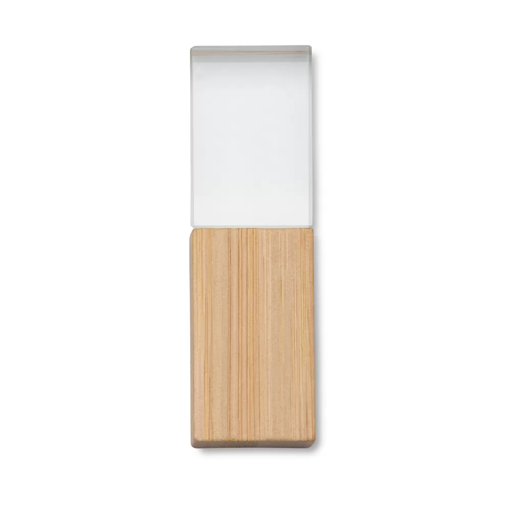 PEN DRIVE BAMBU CRISTAL 4GB Personalizado