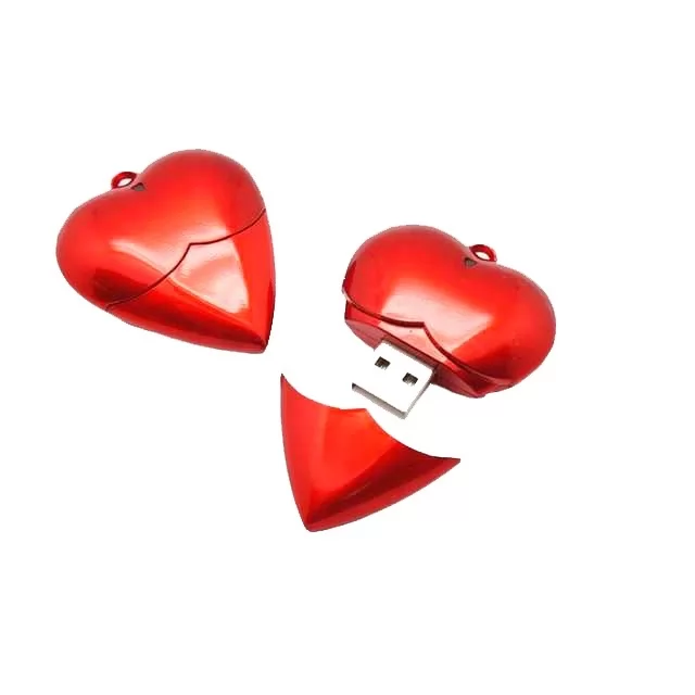 Pen Drive Coração Personalizado