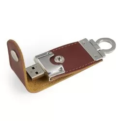 PEN DRIVE COURO 8 GB Personalizado
