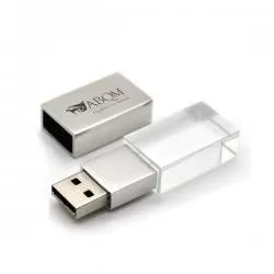 Pen Drive Cristal 8 Gb Personalizado  Pen Drive Cristal 8 Gb Personalizado