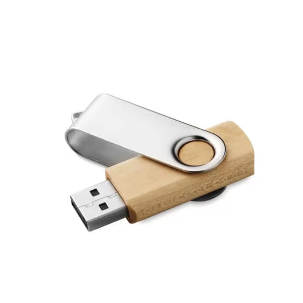 Pen Drive Giratório Ecológico 4 GB Personalizado