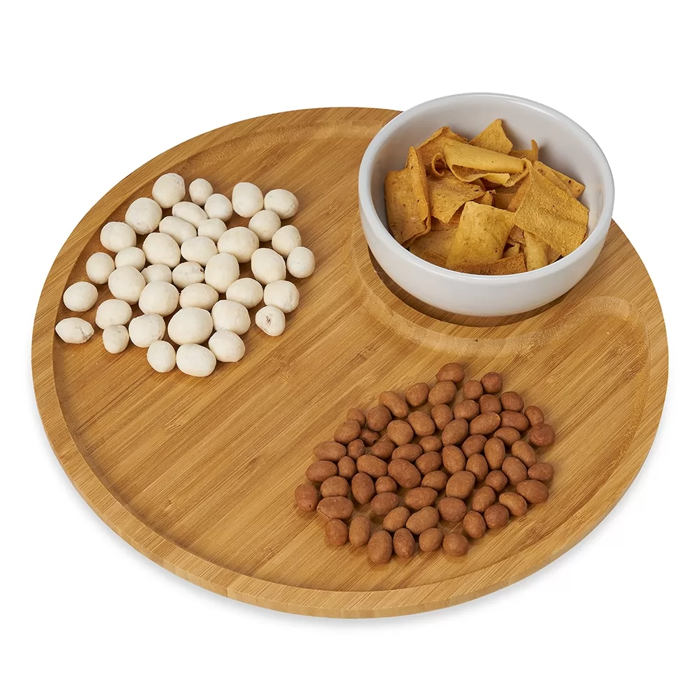 Petisqueira de Bambu Personalizada